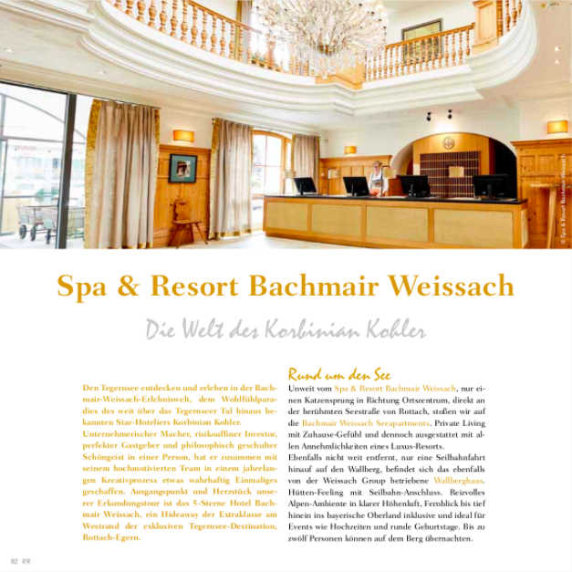 Tegernsee: Spa & Resort Bachmair Weissach 