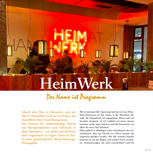 München: HeimWerk Restaurant