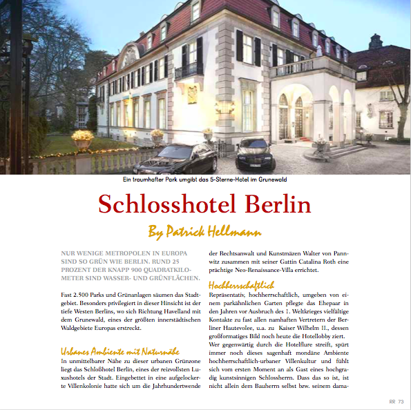 Berlin: Schlosshotel Berlin by Patrick Hellmann