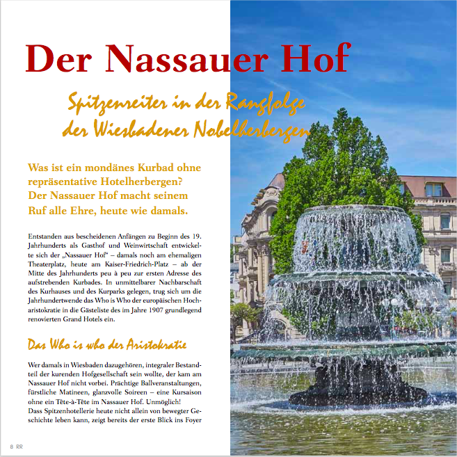 Wiesbaden: Grand Hotel Der Nassauer Hof 