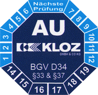 Prüfpalkette Gasprüfung - Kloz Gabelstapler – Fellbach, Stuttgart – www.kloz-stapler.de